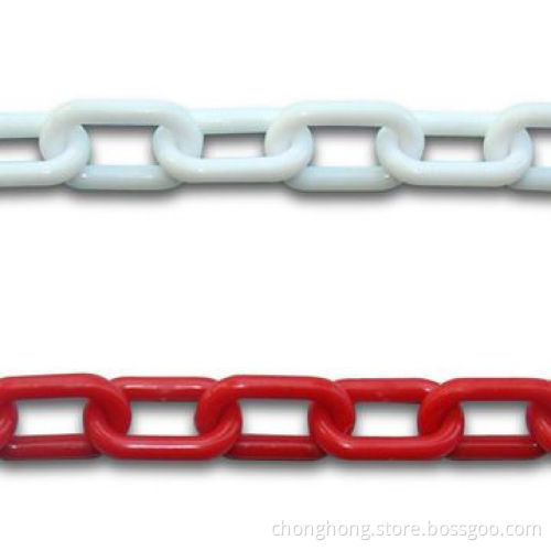 Caution Chain for Warning Purposes, Available in Various Colors and Sizes, Made of Plastic
